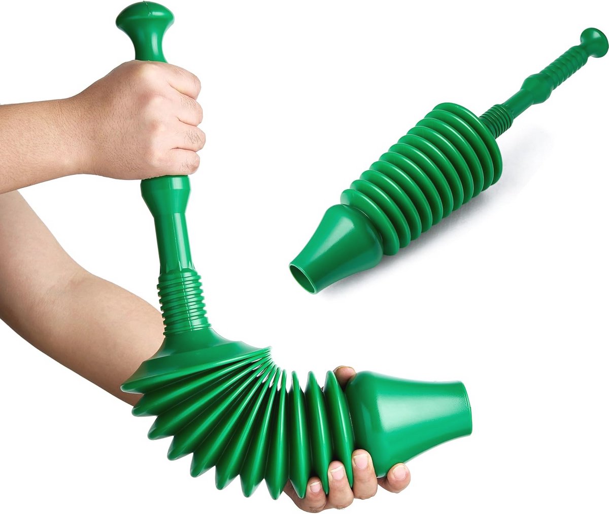 Krachtige Toilet Plunjer - Flexibel Zuiggereedschap voor het Ontstoppen van Toiletten en Afvoeren