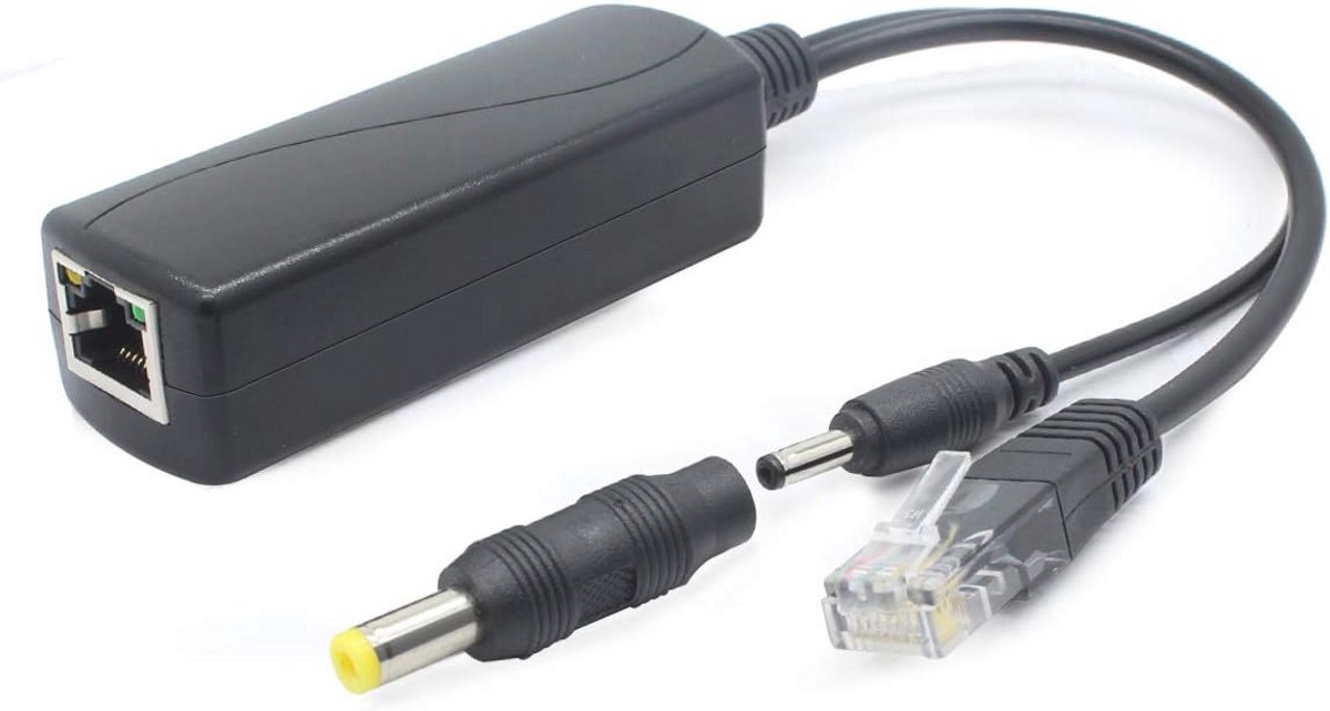 5V Gigabit PoE-splitter voor IP-camera's en andere apparaten