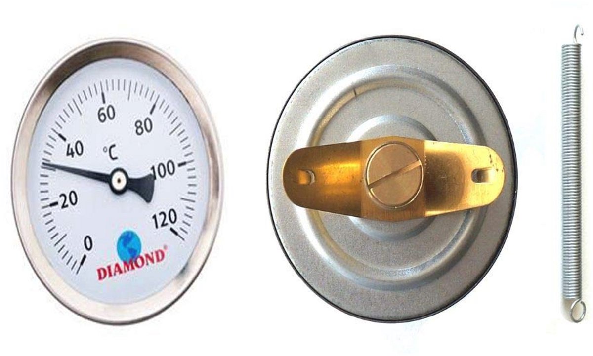 Pijp Thermometer 0-120C Temperatuurmeter voor Warm Water