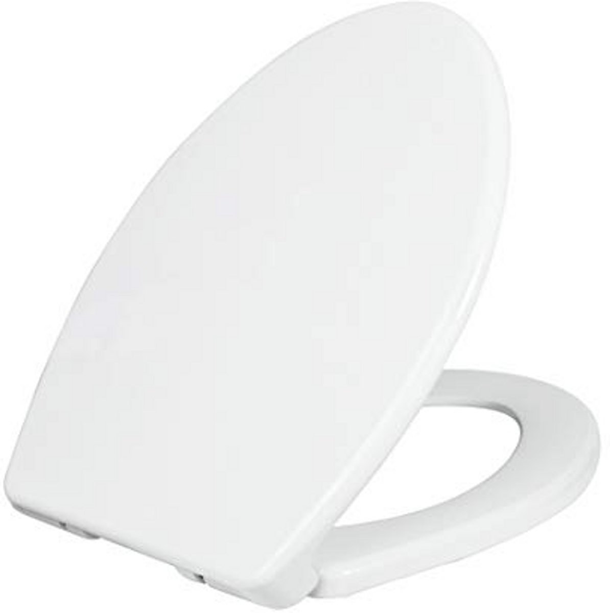 Luxe Bidet Toiletbril Wit Langwerpig met Comfortabele Pasvorm