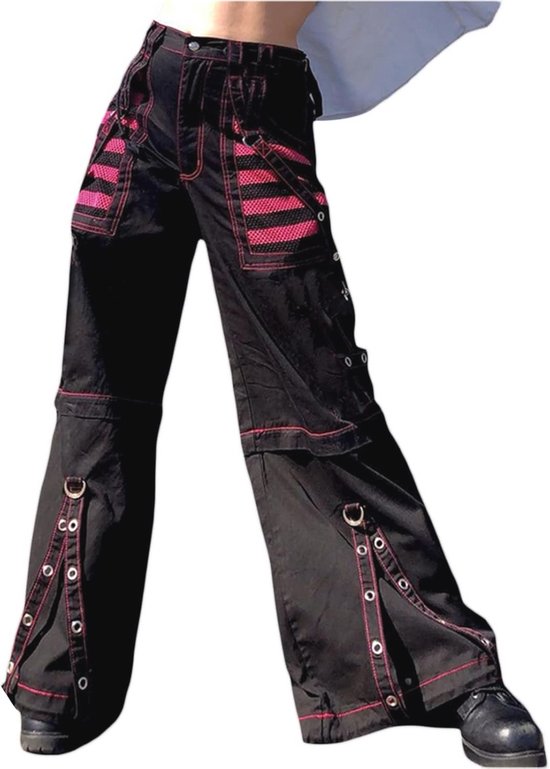 Tripp NYC Tripp NYC - The Ultra Dark Street Wijde broek - Afritsbaar