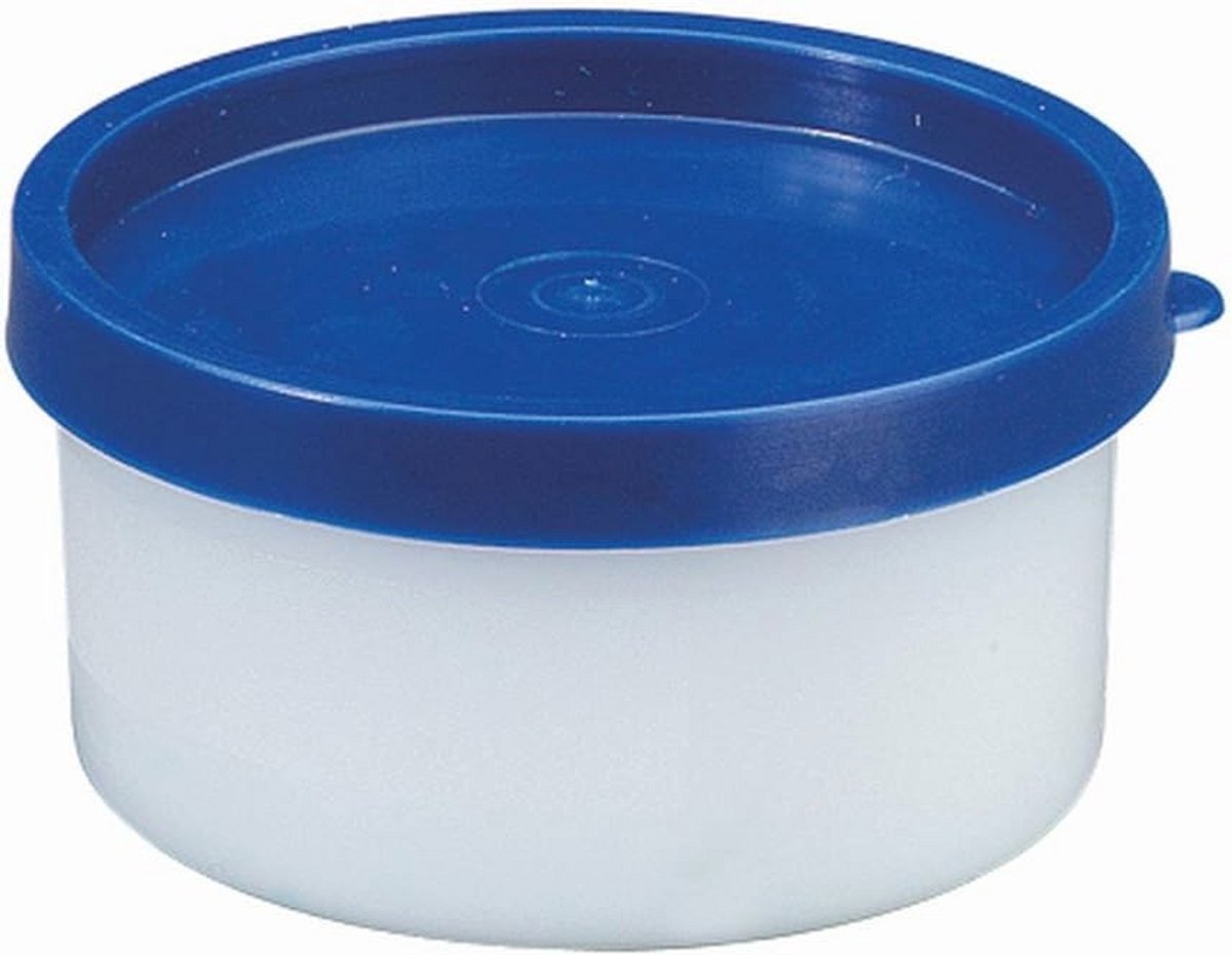 Stapelbare Vershoud-/diepvriesdozen 100 ml - BPA-vrij Kunststof voor voedsel en kruiden, Set van 4