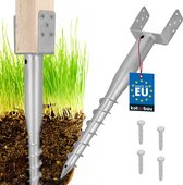 Kotwa - Stalen Grondanker - 141x720mm - Verzinkt - Eenvoudige Montage