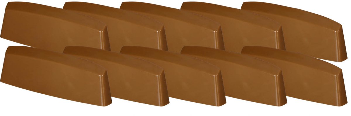 Osłonka Dąb Serie - PVC Raamafdekking - 45 MM - Set van 10 Stuks - UV-Bestendig
