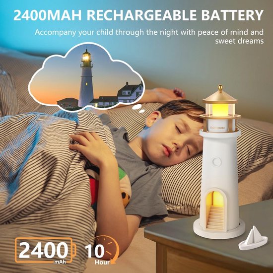 Bluetooth nachtlamp met muziek en afstandsbediening - Maanlichtprojector voor kinderen — afbeelding 3
