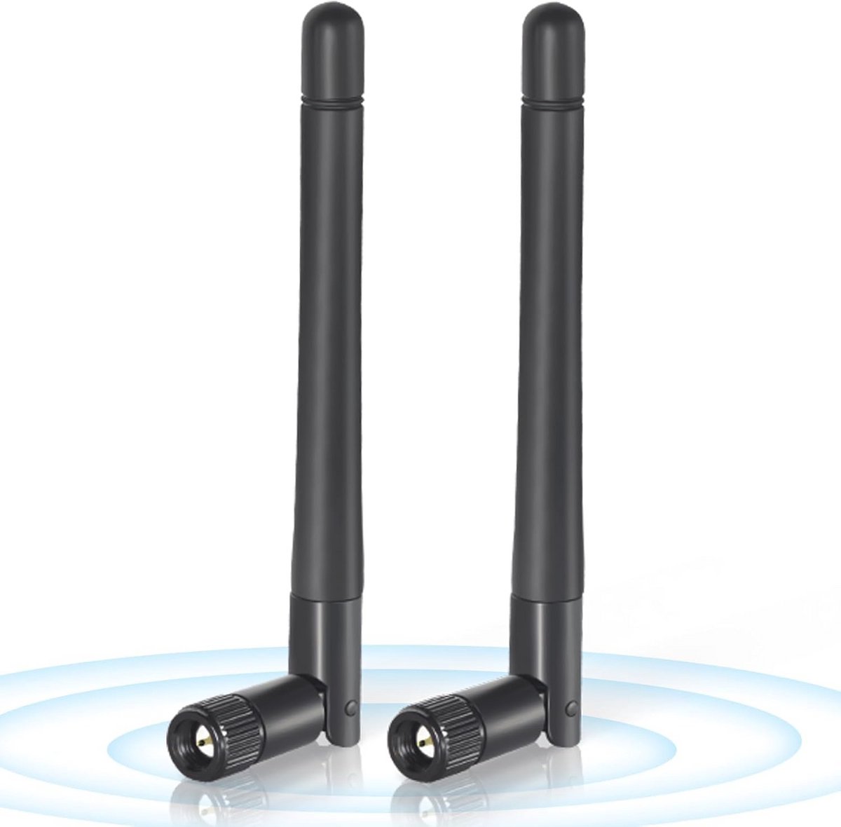 Dual Band WiFi Antenne 3dBi SMA Mannelijk – Perfect voor Routers en Draadloze Apparaten (2-pack)