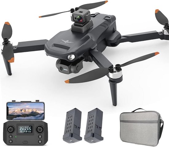 RC Drone, K911 HD Dual Camera 8K Quadcopter, 360 Graden Obstakelvermijding, GPS Homing Induction, 50x Zoomlens Mini HD Drone, voor Volwassenen Beginners