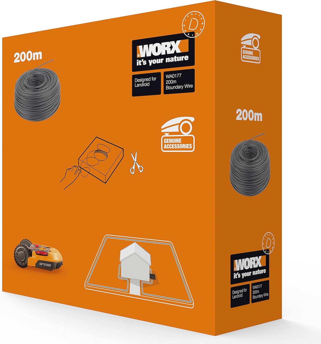Begrenzingsdraad voor robotmaaier - 200 m stabiele - Begrenzingsdraad - €170,34