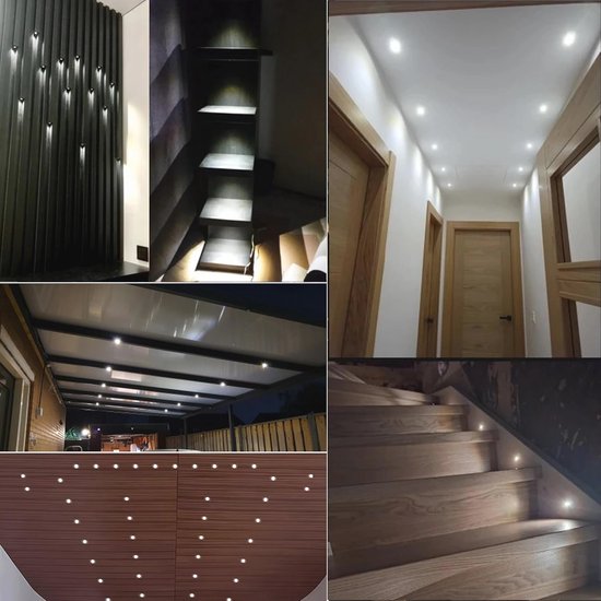 Mini led inbouw spot dimbaar 5 watt 450 lumen nikkel 3000k