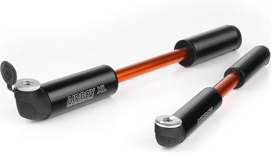 Minipomp met Tweekamer Pompsysteem voor Fietsen - Zwart — afbeelding 5