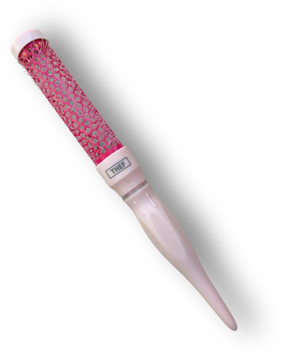 THEF Professionele Föhnborstel - Krulborstel - fohnborstel - roze – maat S