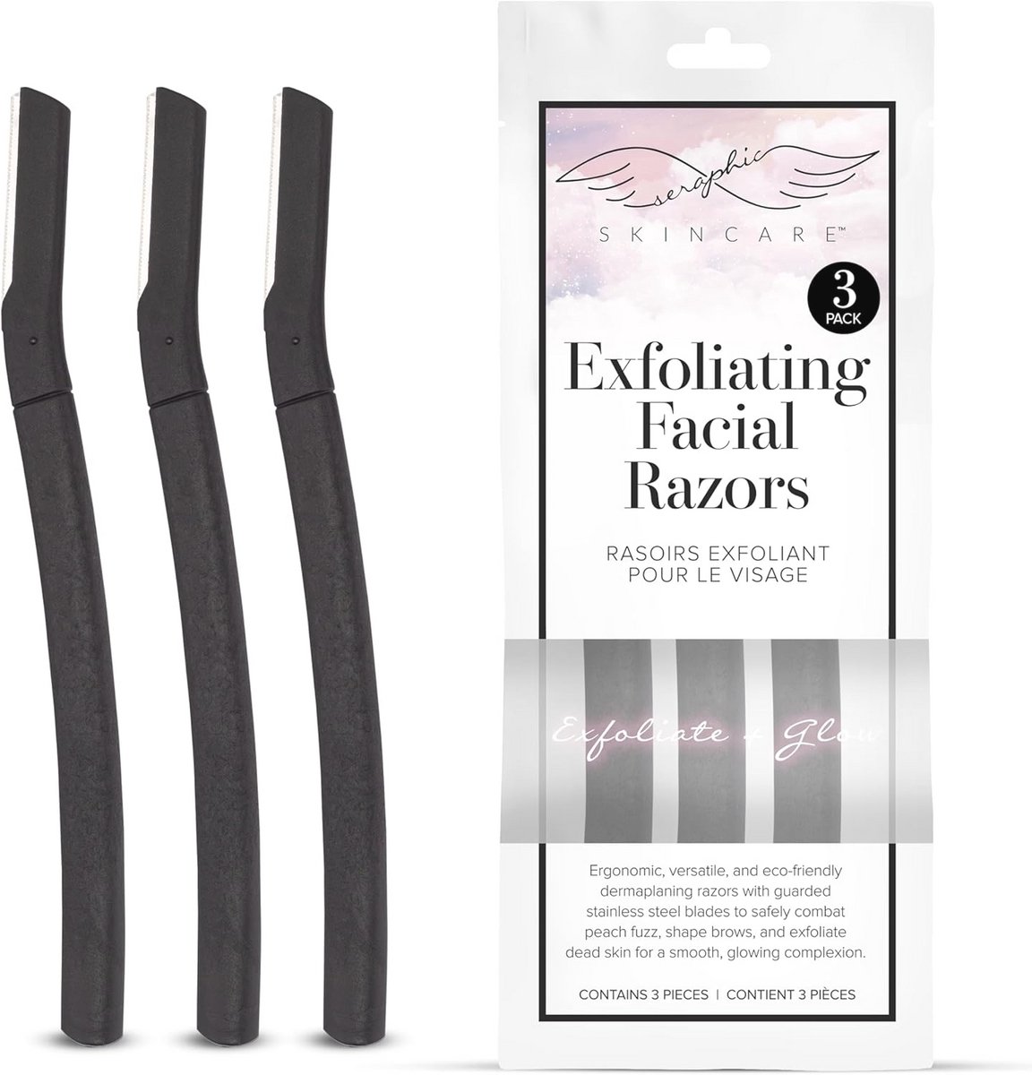 Exfoliërende Gezichtsscheermessen voor een Gladdere Huid - 3-pack Dermaplaning Tool