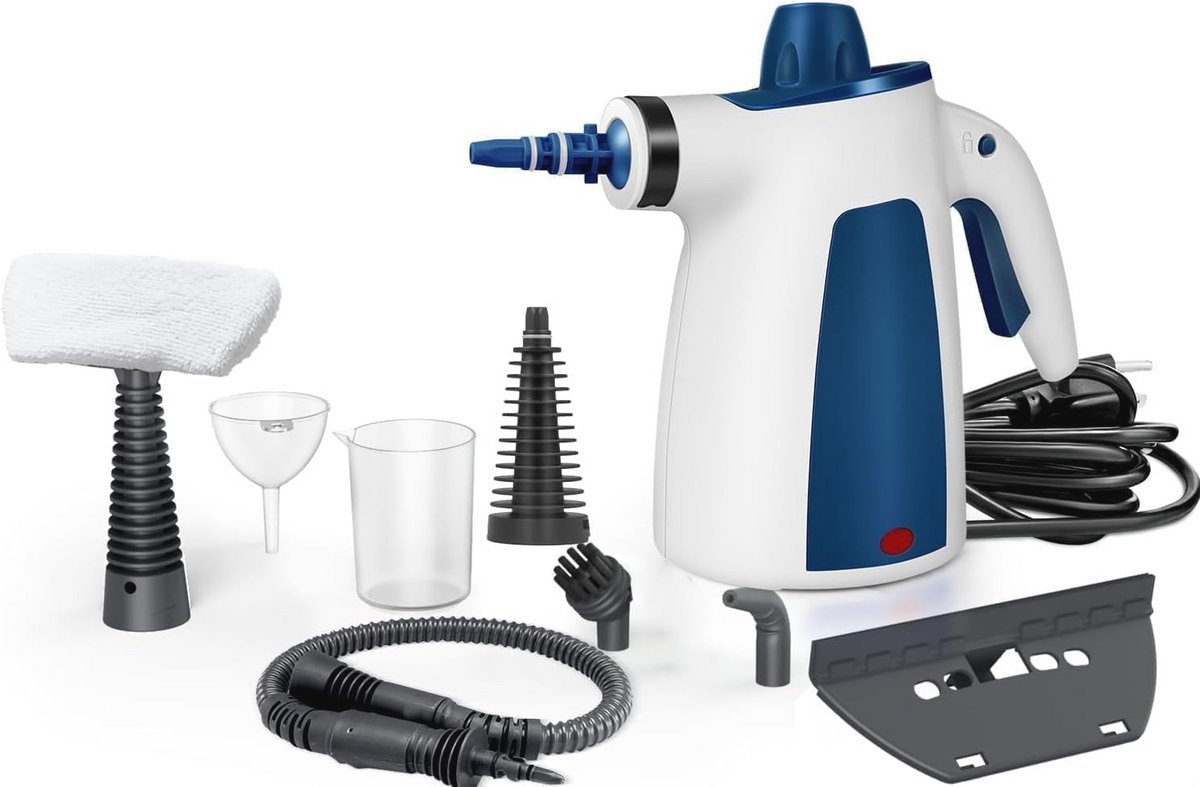 Draagbare Stoomreiniger met 9 Accessoires voor Sofa, Keuken, Tegels, Gordijnen, Tapijten en Ramen