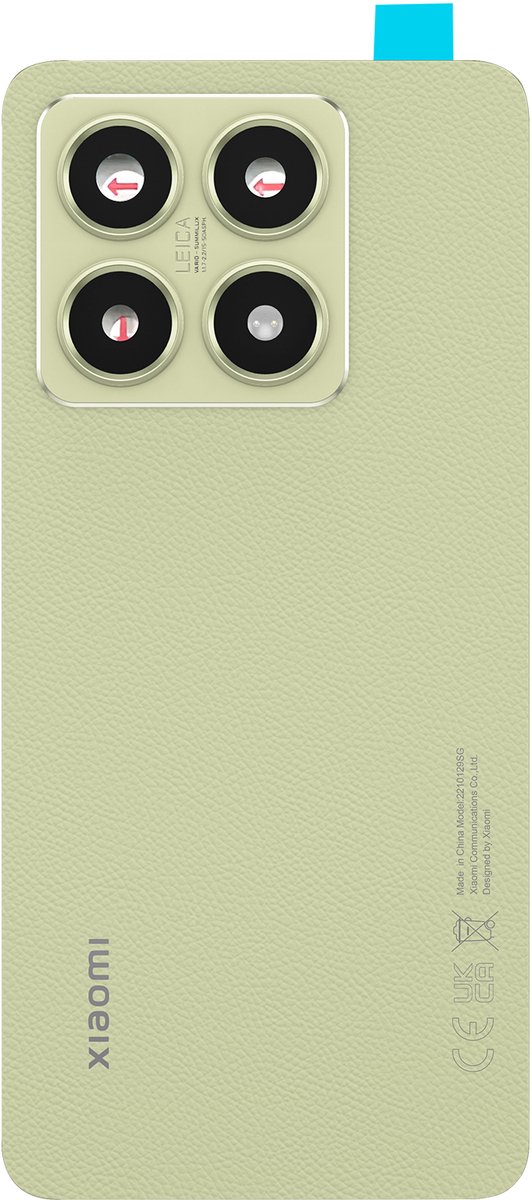 Xiaomi, Achterruit voor Xiaomi 14T Original Service Pack, Groen