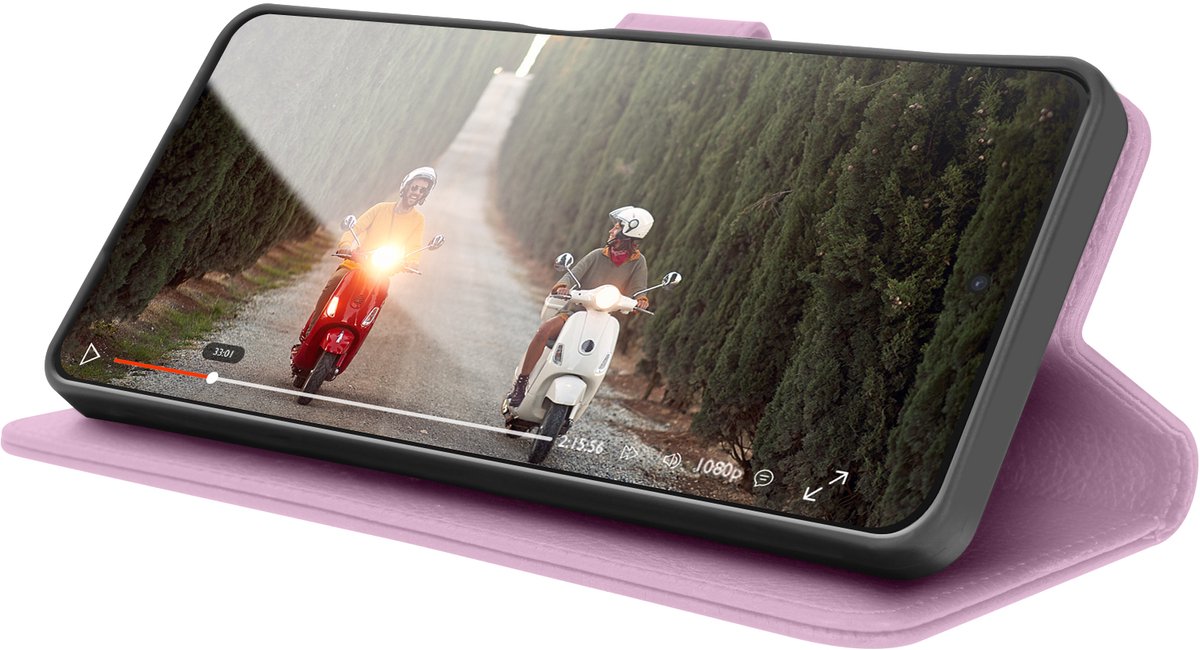 Zanae, Portemonneehoesje voor Xiaomi Redmi 10C Houder en lipje, Roze