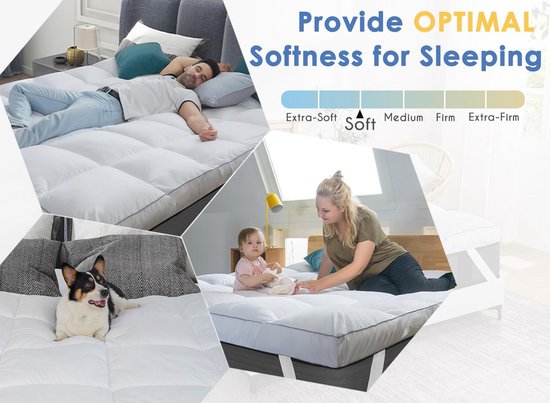 Topdekmatras Topper Koudschuim Wasbaar Anti Allergie 6cm dikte – Relax Matrassen