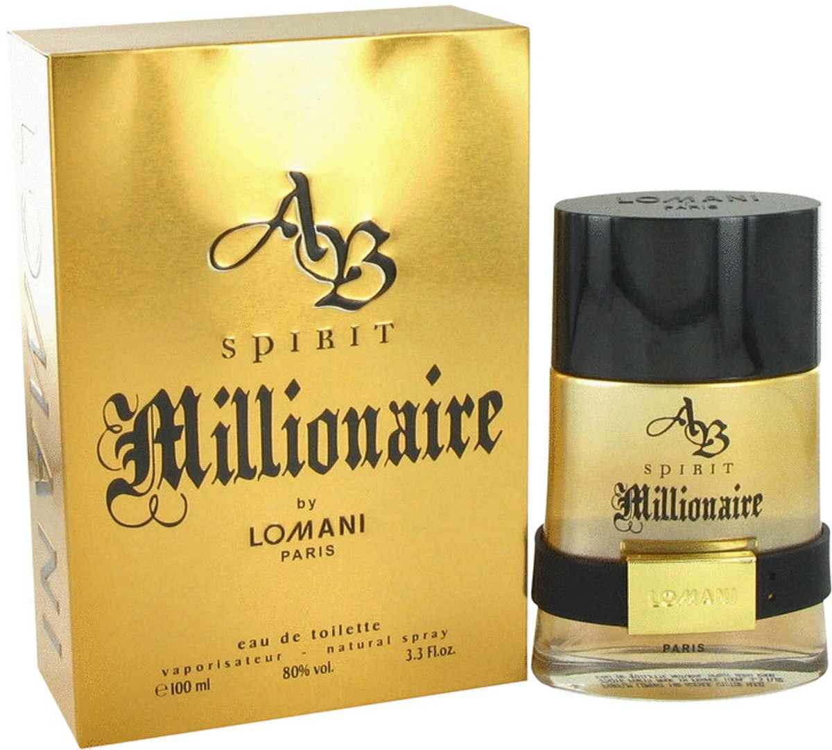 Lomani Spirit Millionaire Eau De Toilette Spray - Houtachtige geur voor dag en nacht - 200 ml