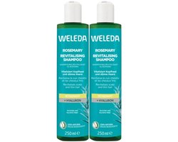 WELEDA Shampoo Revitaliserend Rozemarijn - 2 x 250 ml - Voordeelverpakking