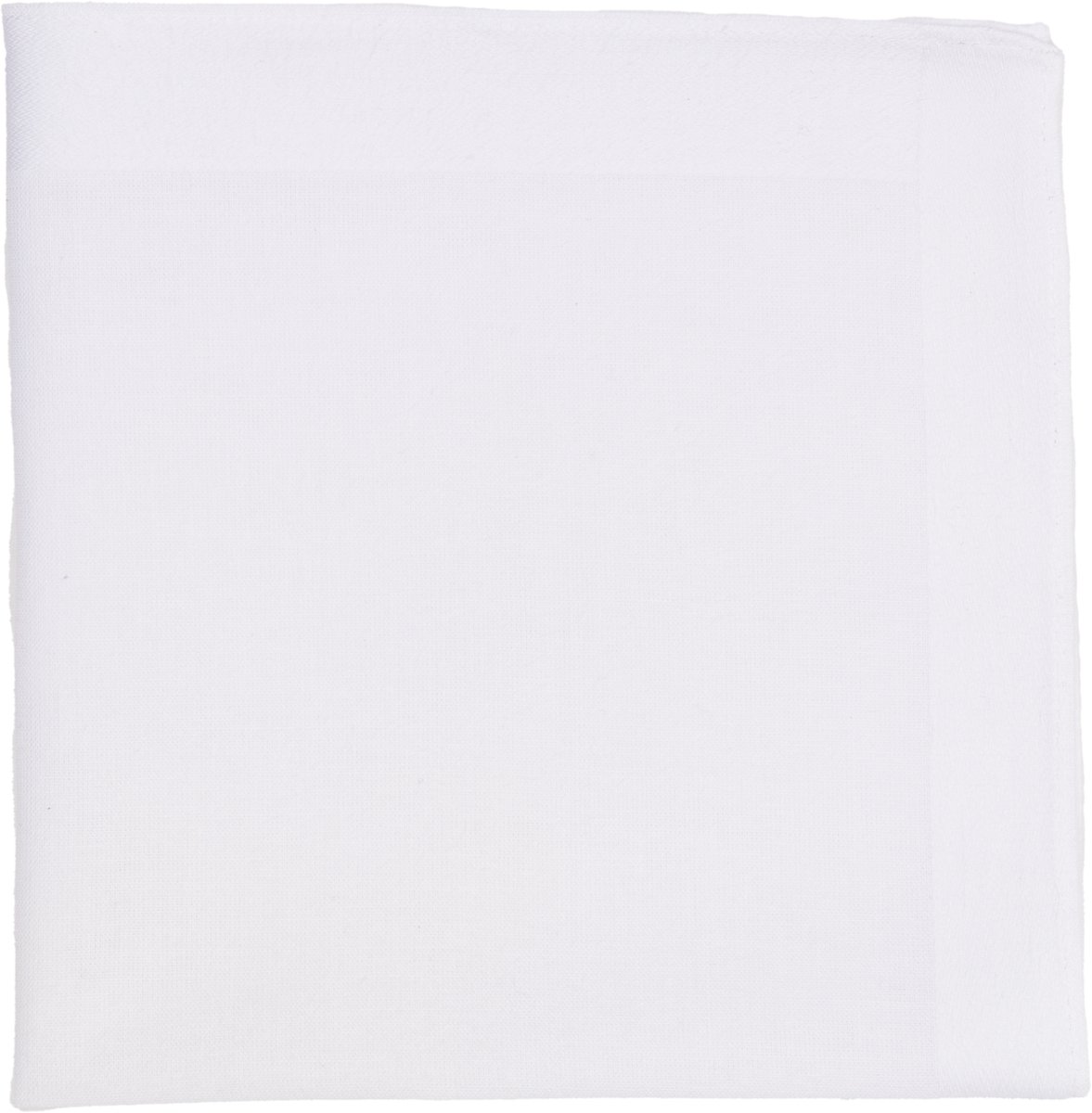 Tiseco Dameszakdoeken Alta 1 - 30x30cm - 6 Stuks - 100% Katoen - Wit