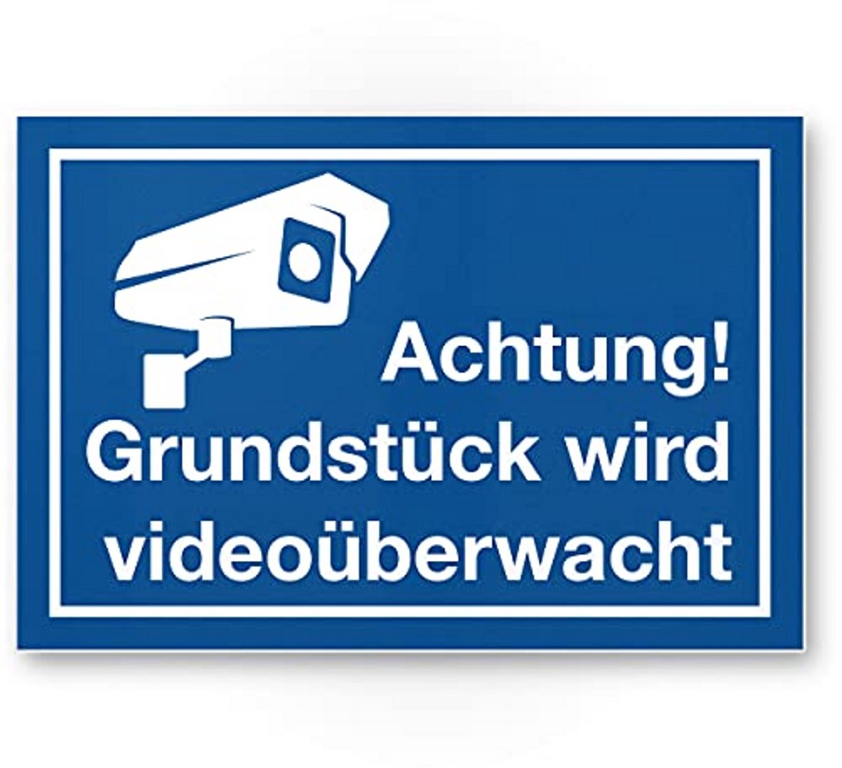Videobewaking Waarschuwingsbord