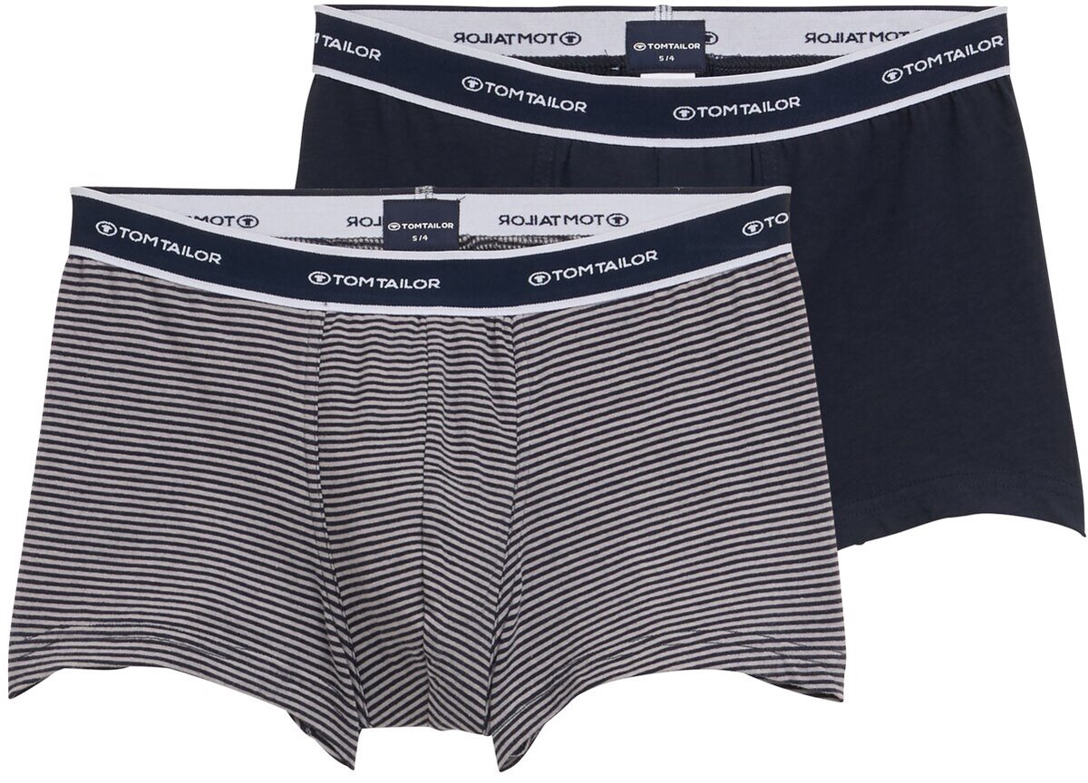 Tom Tailor Korte boxershorts in een 2-pack in een dubbele verpakking