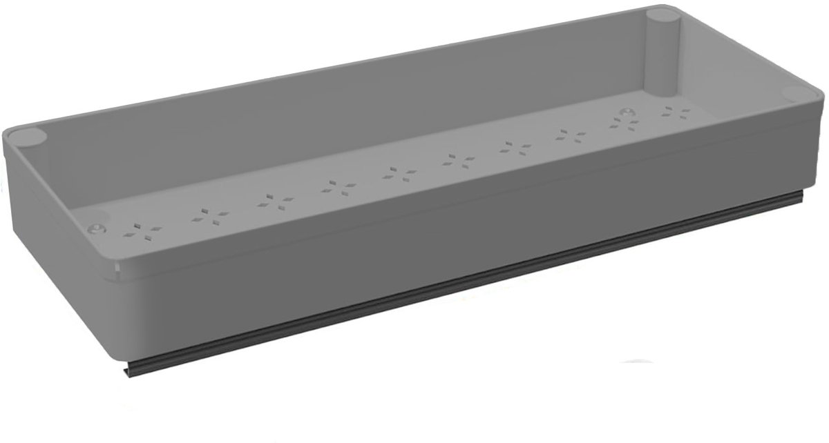 Lade organizer - Telescopische lade - Mand - Keukenkastorganizer - Uittrekbare laden - Opbergplanken voor keukenkasten - Uitschuifbare kastorganisator - Keuken organizer - 37,8 x 13,5 x 5,6 cm