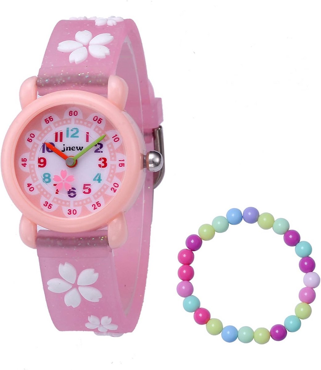 Kinderen Analoge Horloges voor Jongens en Meisjes 3-10 jaar - 3D Cartoon Siliconen Band