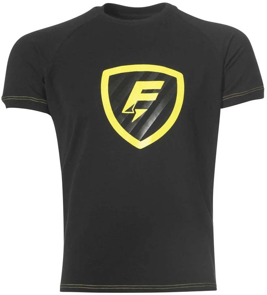 Force Xv Blason T-shirt Met Korte Mouwen Zwart L Man