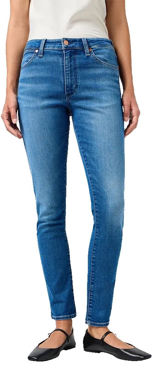 Wrangler Sienna Spijkerbroek 24 32 Vrouw Blauw