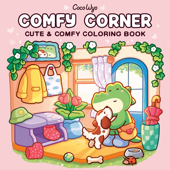 Cozy Spaces Coloring- Comfy Corner - cover