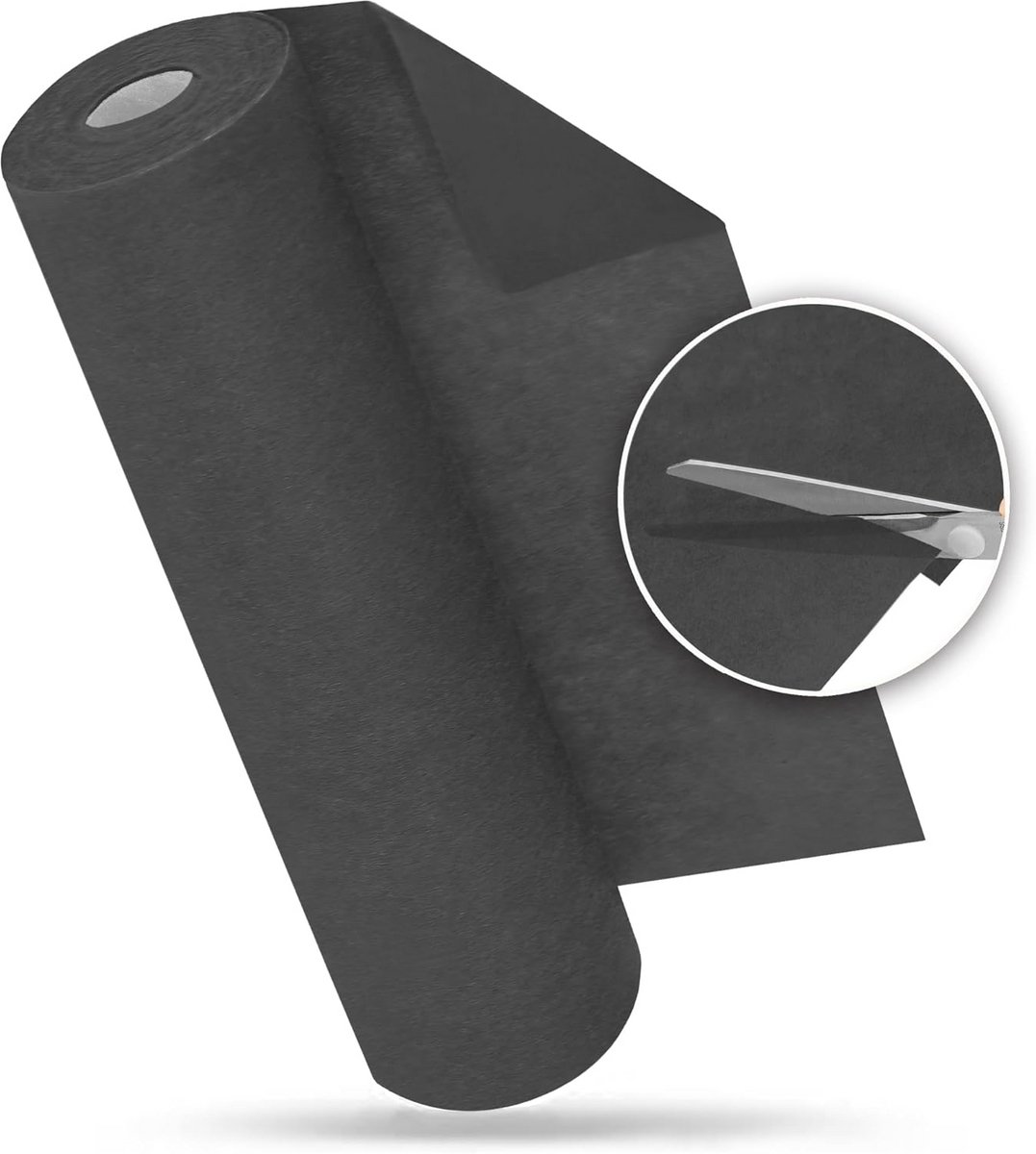Zwarte Tafelloper 30 cm x 25 m - Moderne Feestdecoratie voor Verjaardag en Bruiloft