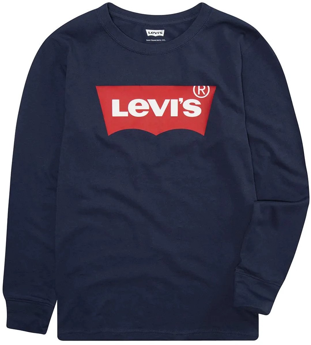 Levi´s ® Kids Batwing Infant T-shirt Met Lange Mouwen 6 Months Jongens Jurkje Blues