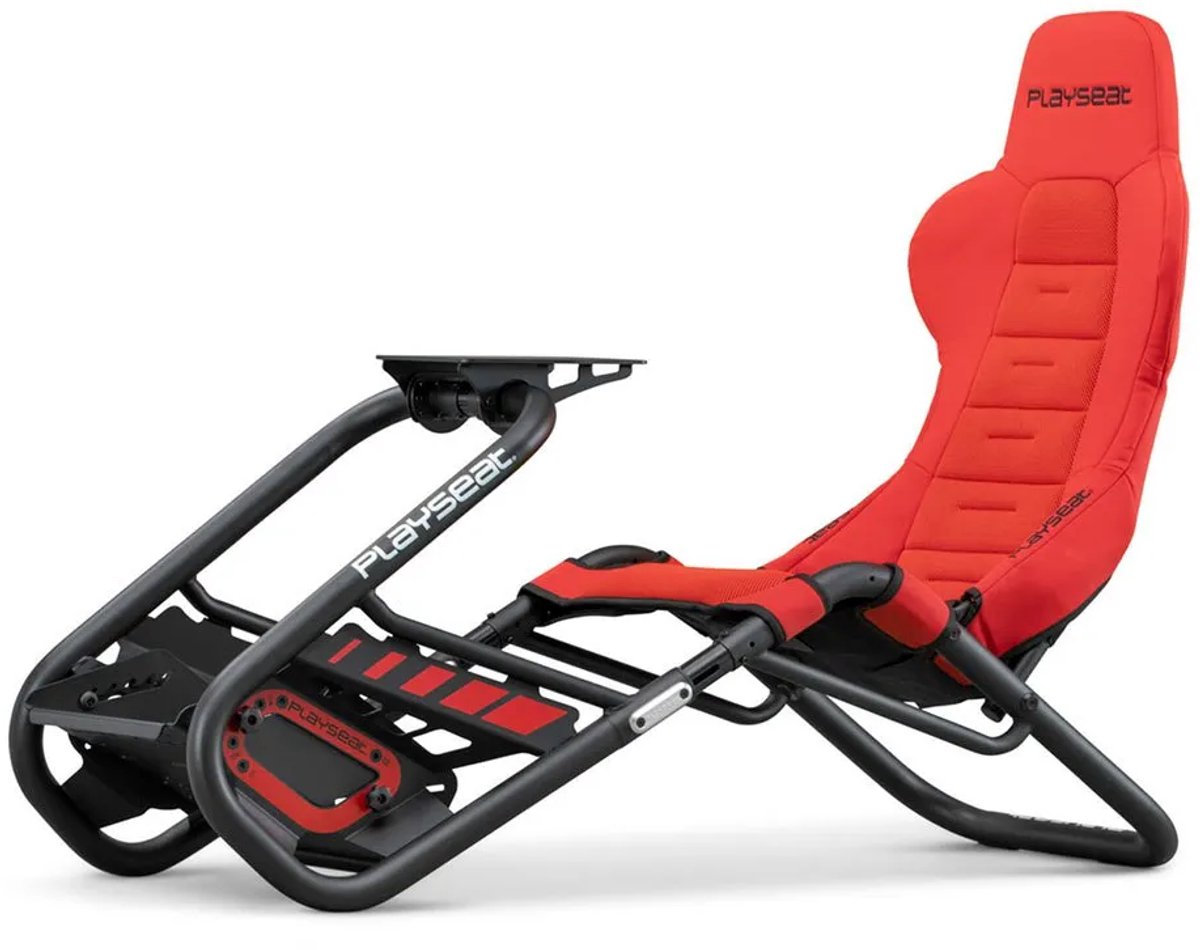 Playseat Trophy universele gamestoel gestoffeerde gevoerde zitting rood