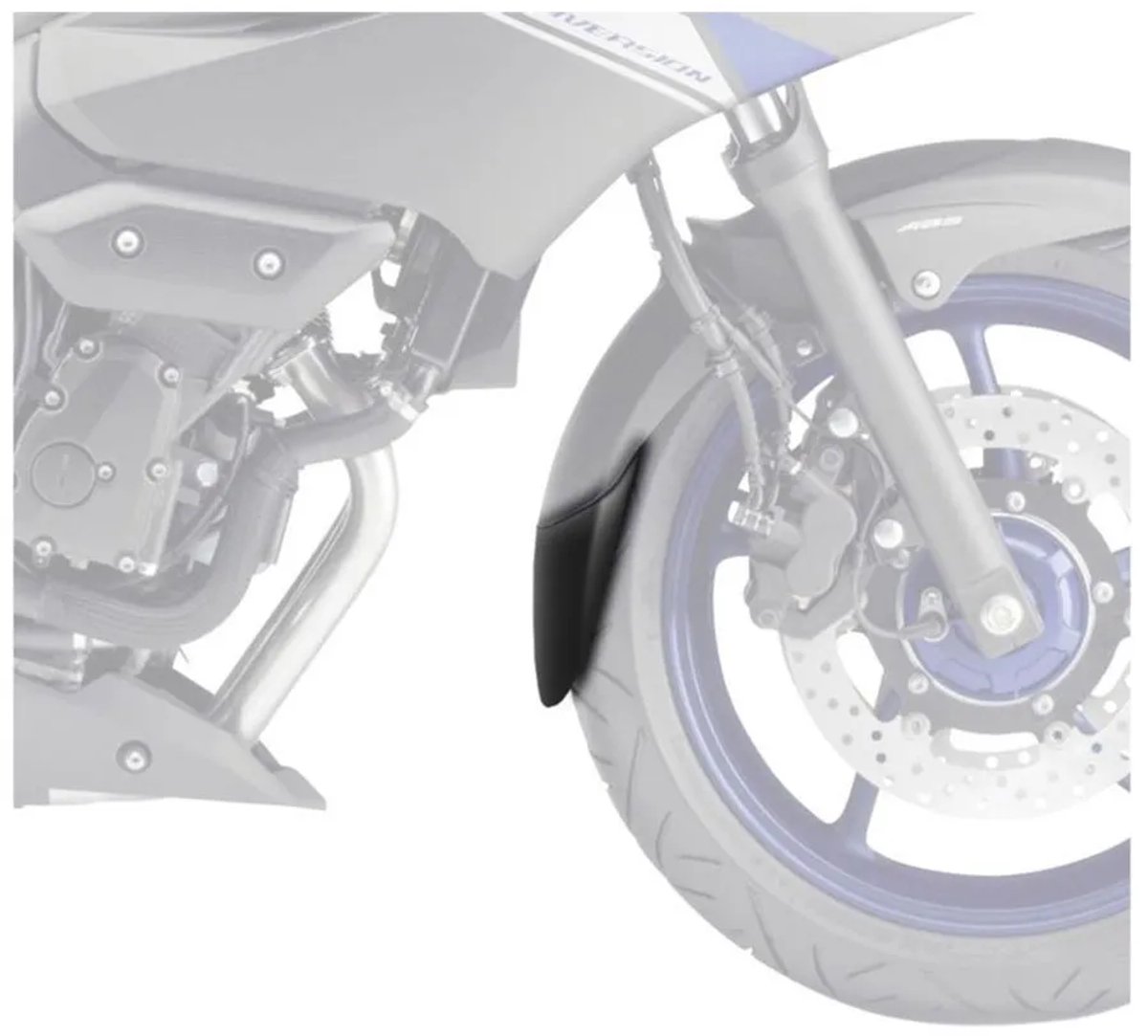 Puig Yamaha Xj6 09 Verlenging Voorspatbord Zwart