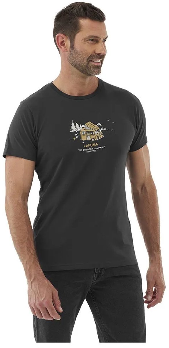 Lafuma Adventure T-shirt Met Korte Mouwen Zwart S Man