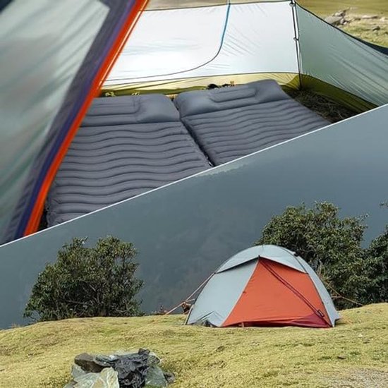 Opblaasbare Slaapmat voor Camping - Waterdicht, Antislip en Lichtgewicht — afbeelding 4