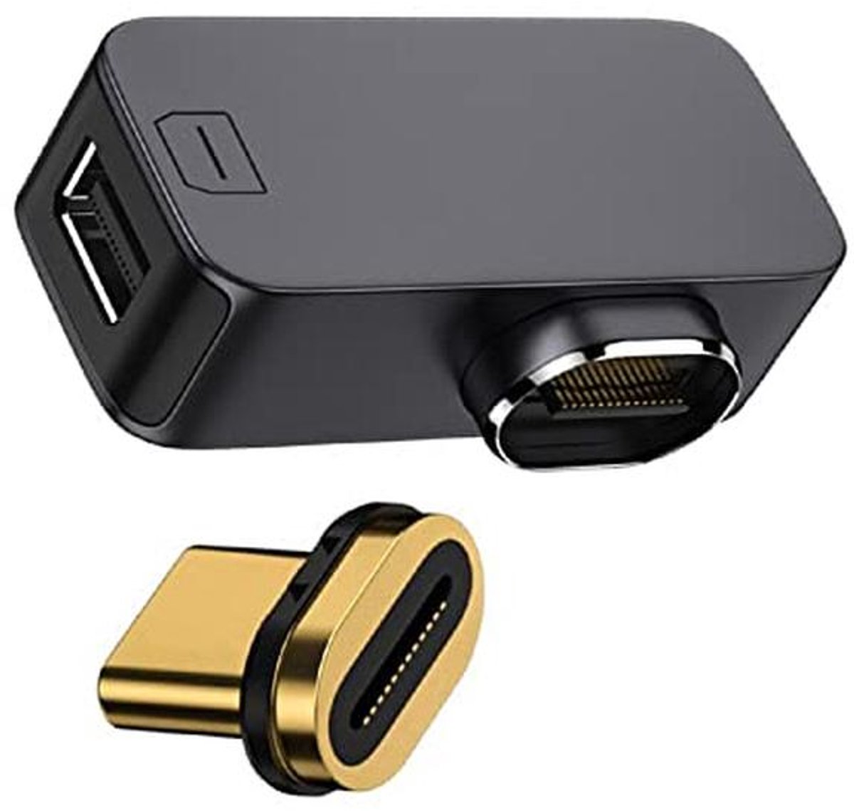 USB-C naar Mini DisplayPort Hoekadapter - 4K 60Hz Converter voor Laptop en Telefoon