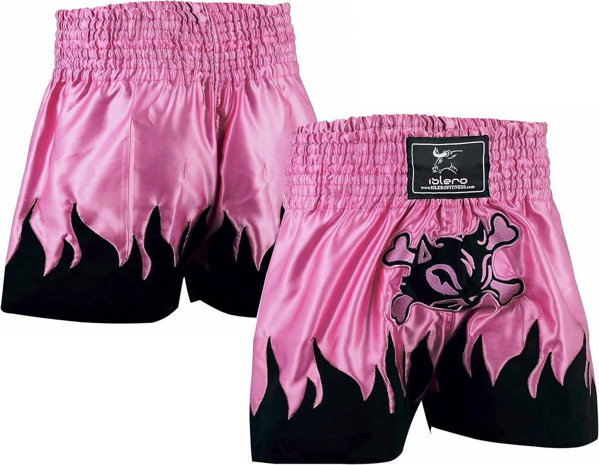 Dames Roze Muay Thai Shorts - Kickboksen, MMA en Grappling Kleding