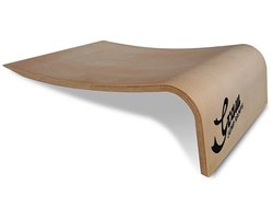 foto van Graw J20 houten ramp - Voor skateboard, stuntstep, blader of BMX - 20 cm hoog