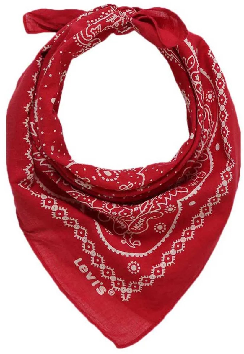 Levis Accessories Paisley Sjaal Rood