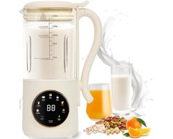 Automatische Notenmelkmaker - 8-in-1 Multifunctionele Sojamelkmachine voor Huisgemaakt Plantaardige Melk met AutoClean en Warmhoudfunctie