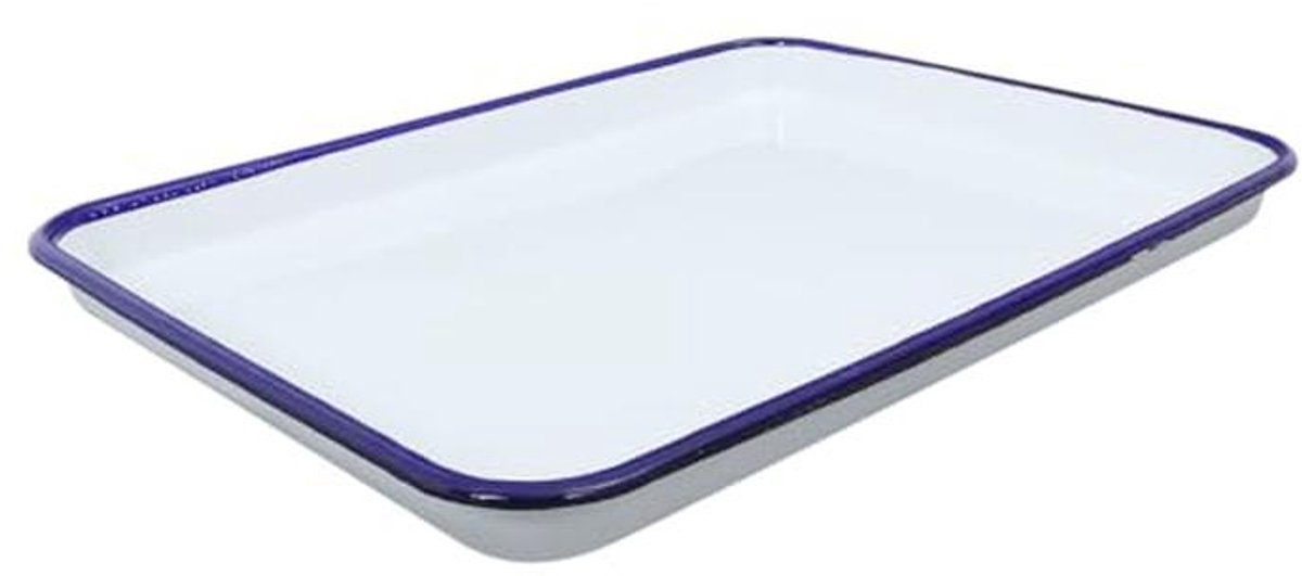 Rechthoekig Emaille Dienblad – Stijlvol Servies Voor Elke Keuken