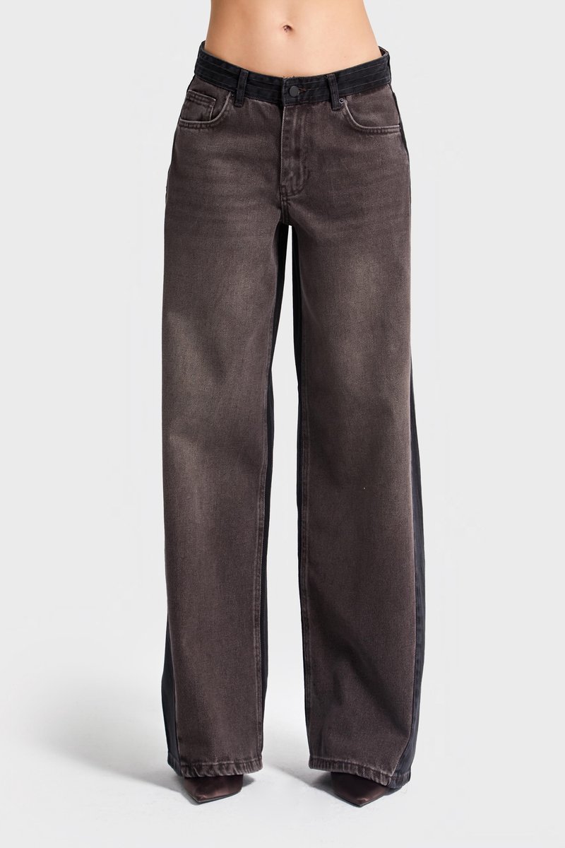 It's Basic - Wide Low Rise Jeans