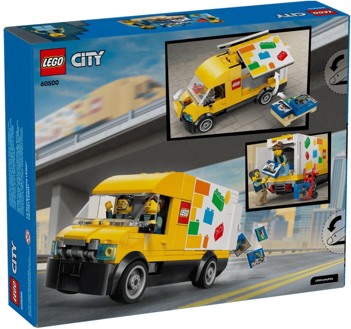 LEGO® City: De LEGO Bestelwagen - Bouw- en Speelset voor Autofans Vanaf 6 Jaar - Met 2 Minifiguren - 60500 — afbeelding 17