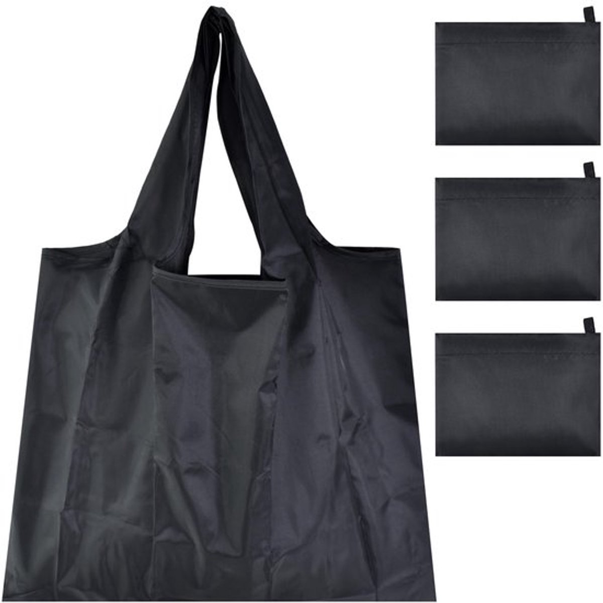 Stunq® Opvouwbare Boodschappentas - Set van 3, 50x40cm, Herbruikbaar & Wasbaar