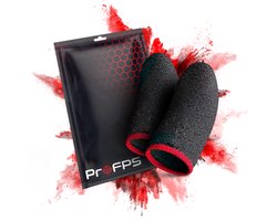 ProFPS Finger Sleeves – 4 Stuks – Silver Fiber Anti-Slip Grip – Mobile Gaming