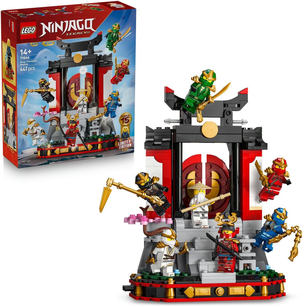 LEGO NINJAGO - 15-Jarig Jubileum: Display met Ninjapersonages - 71866 — afbeelding 2