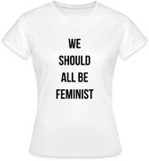 We Zouden Allemaal Feminist Moeten Zijn T-Shirt Dames