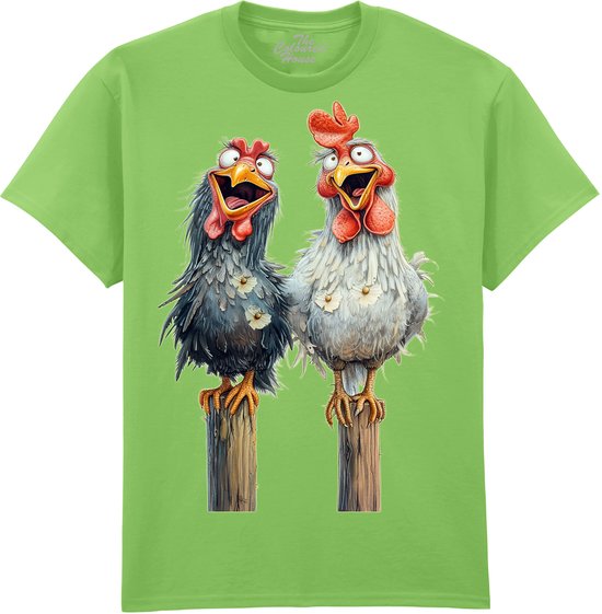 T-shirt, schildpadden, A-lijn, V-hals, korte mouwen