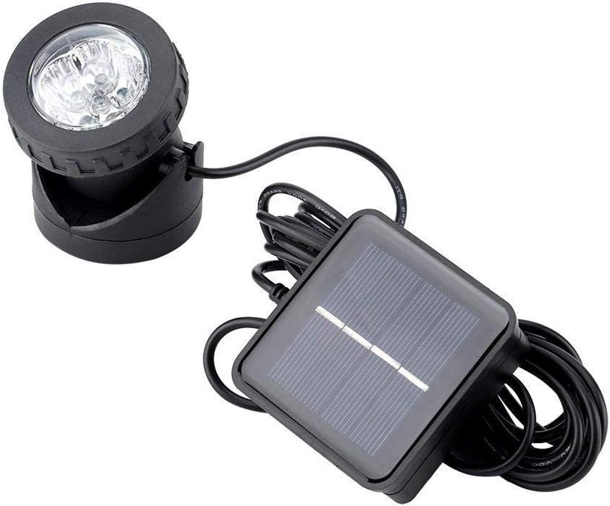 Cosensi - Zonne-vijverspots voor Buiten en Aquariumverlichting - Wit Licht met 6LED - Landschapsspot voor Tuinvijvers - Onderwater Onderzeese Lamp Schijnwerpers
